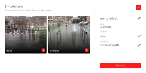 Automatic Systems app: detail view of a single project