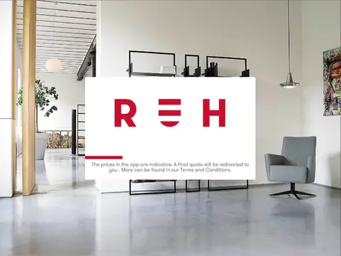 The loading splash screen of the Recor Home app